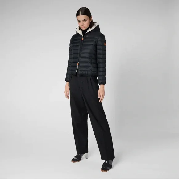 Save The Duck Women’s Gwen hooded puffer jacket - Picture 6 of 6